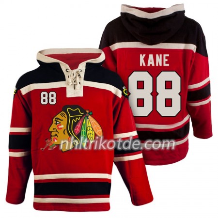 Chicago Blackhawks Patrick Kane 88 Rot Sawyer Hooded Sweatshirt - Herren